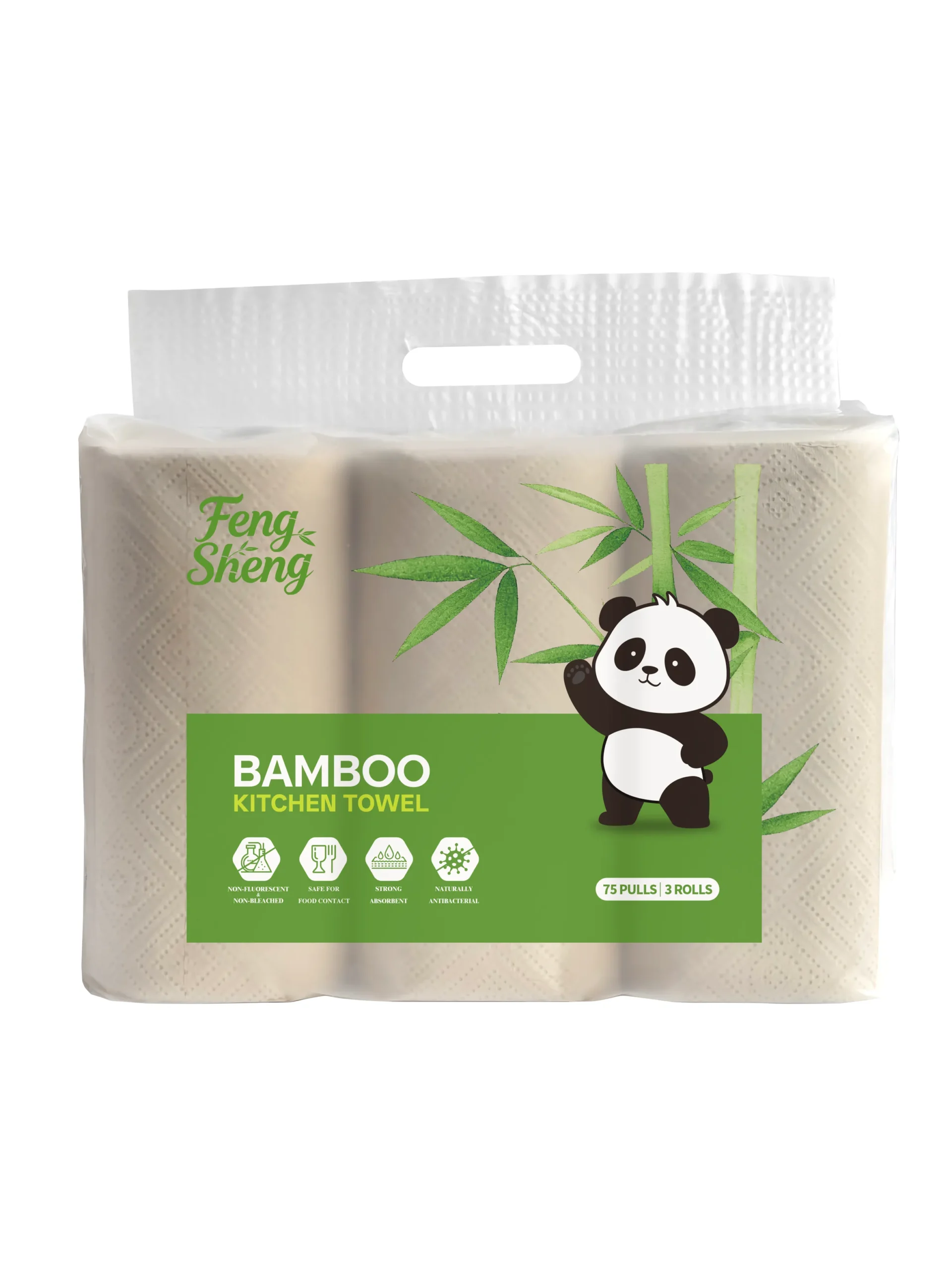Bamboo Kitchen Towel Unbleached-2
